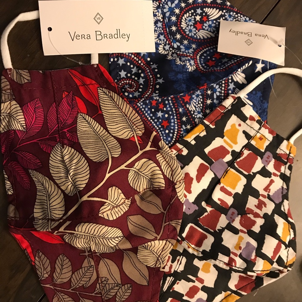 COPY - Three Vera Bradley masks NWT